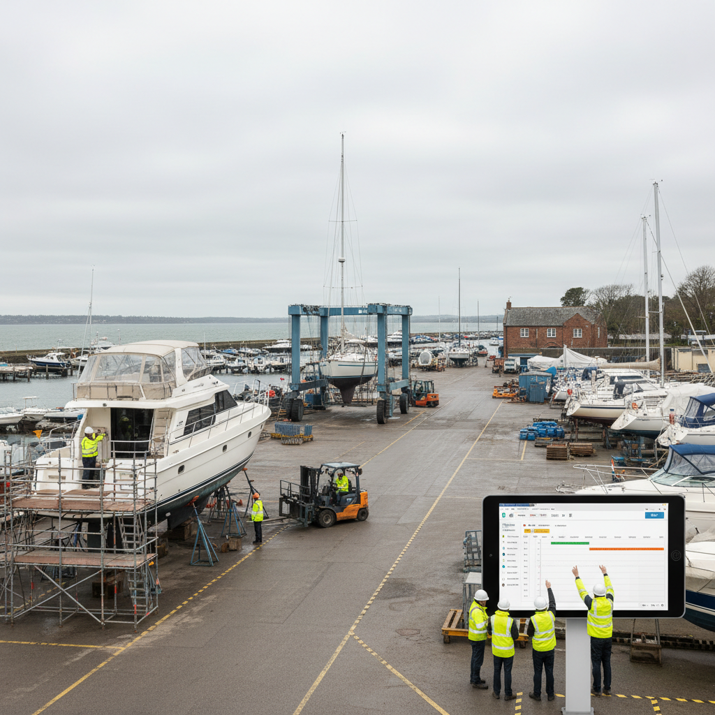 Safety Compliance Through Better Boat Yard Task Scheduling