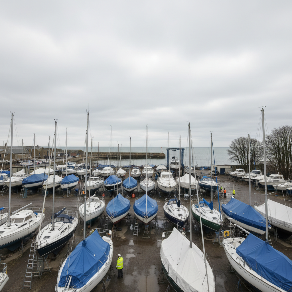 Optimising Winter Layup: A Guide for UK Boatyard Managers