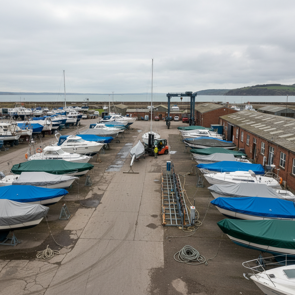 Boat Winterisation Management: A UK Yard Layout Guide